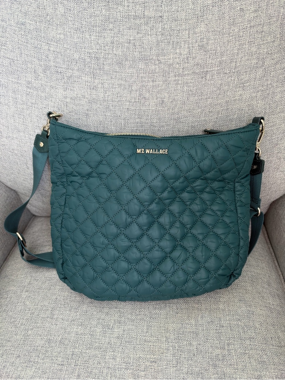 EEUC MZ Wallace Emerald Crosby Hobo Crossbody Bag